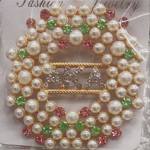 AKA Sorority Holiday Brooch